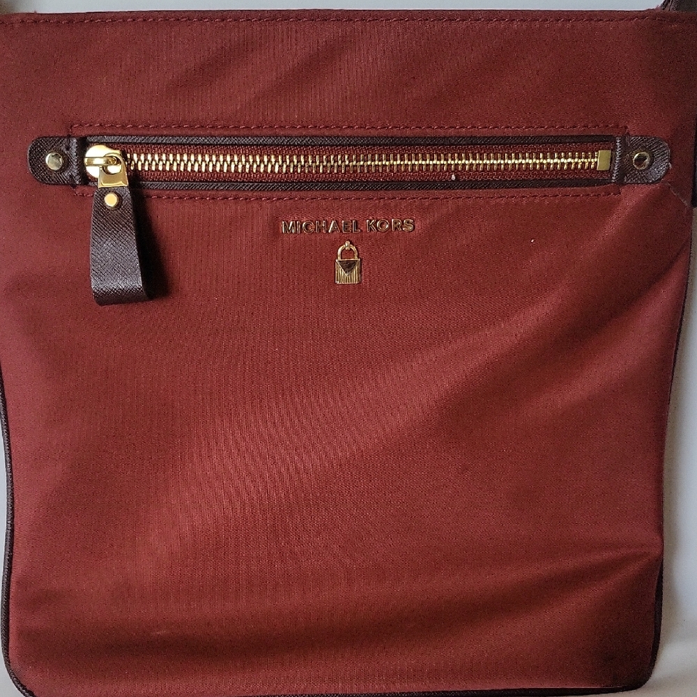 Michael Kors Burgundy Men's Messenger Bag